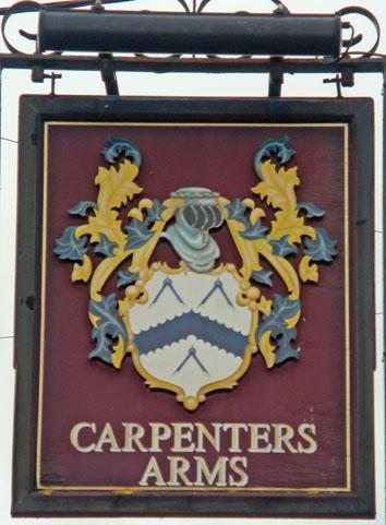 Carpenters pub sign