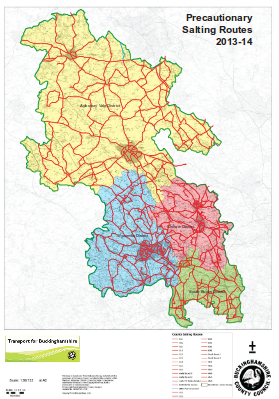 thumbnail of Transport for Bucks salting map